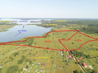 Участок 11,8 Га вблизи дер. Толстоухово Калязинского района Тверской области фото Калязин