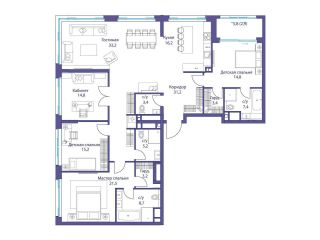 Продаю 5 комнатную квартиру имеется охрана рассрочка фото Москва