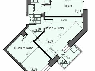 Продается 2 комн. квартира черновая отделка фото Красноярск